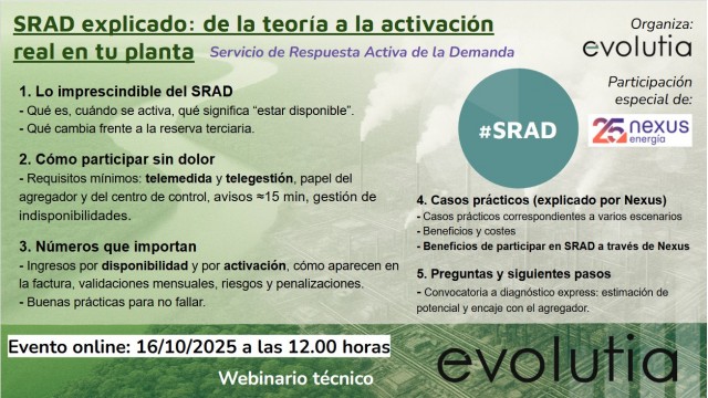 SRAD explicado: de la teoría a la activación real en tu planta