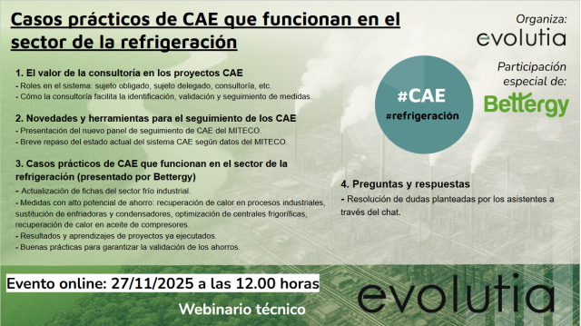Webinario de Evolutia: Casos prácticos de CAE que funcionan en el sector de la refrigeración