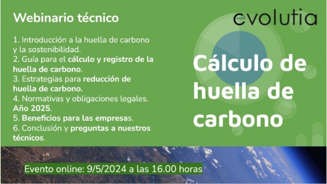 Prepárate para nuestro próximo webinar: Cálculo de huella de carbono